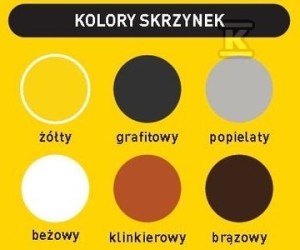 Skrzynka (szafka) gazowa 600x600x250 wolnostojąca z tworzywa brązowa WEBA o