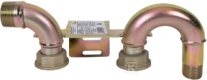 Monozłącze pod gazomierz G4/G6 130mm, GZ 5/4" x GZ 1"