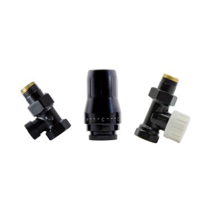Zestaw Termostatyczny Heatbase Standard Prosty Czarny  Mat