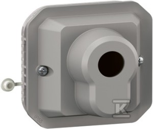 Łącznik na klucz 3 pozycje, mechanizm 10AX-250V~ - szary, NOWE