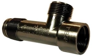 Trójnik rozgałęziony 1"GW x 1"GZ x 1"GZ do elektrozaworów JTV,