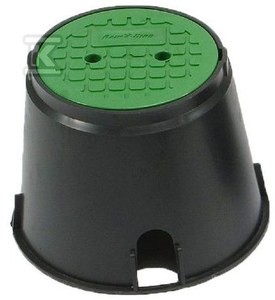 Skrzynka zaworowa okrągła z przykrywą na zacisk (VBA02673)