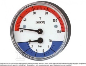 Termomanometr WP63T R1/2 0,4 MPa/120 ST.C    7347069