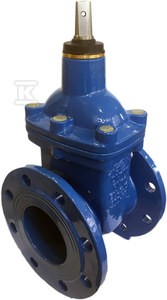 Zasuwa kl.kol.DN80 woda, F4 PN16 EPDM TA2, bez kółka o