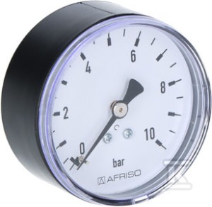 Manometr grzewczy RF 63 AX, fi 63mm, 0-10 bar, 1/4"
