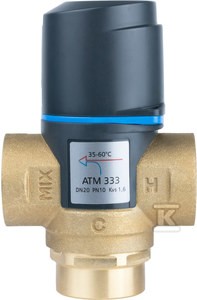 Termostatyczny zawór mieszający ATM 333 DN20 RP3/4" zakres temperatury 35-60