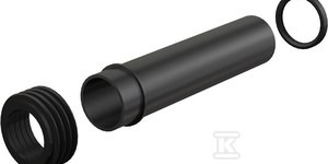 Rura zasilająca z uszczelkami 45x58x25 WC podtynk    M901