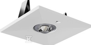 Oprawa awaryjna LED, LOVATO LV3P jednozadaniowa 1W 1h optyka otwarta,
