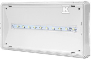 Oprawa EXIT IP65 LED 3W 3h jednozadaniowa AT biała o