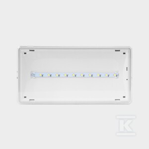 Oprawa EXIT IP65 ECO LED 3W 1h jednozadaniowa biała o