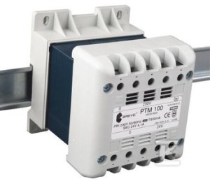Transformator jednofazowy PTM 120 230/ 24V IP21 na szynę DIN