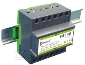 Transformator jednofazowy PSS 50N 230/24V IP30 na szynę DIN TH-35
