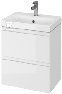 Zestaw 983 Moduo Slim 50 biały (szafka + umywalka) o