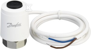 Napęd termiczny TWA-K NO 24V, połączenie M30X1,5 przewód 1,2M o