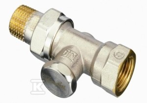 Zawór odcinający DN10, 3/8", prosty RLV-S do grzejników boczno i
