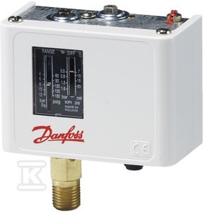 Presostat typu KPI35, zakres od 0,2 do 8 bar, mechaniczna