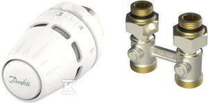 Zestaw termostatyczny Danfoss z głowicą Regus M30x1.5 + RLV-KB 1/2"