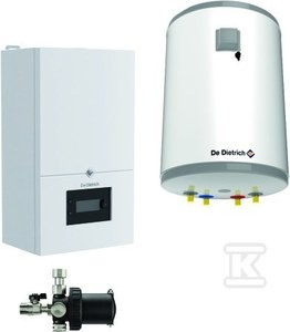 Pakiet z gazowym kotłem kondensacyjnym MCR4 24/AQUAvie 100 + XS90