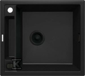 Zlewozmywak granitowy magnetyczny 1-komorowy Magnetic, nero   &nbsp;ZRM_N103