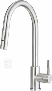 Bateria kuchenna z wyciąganą wylewką - 2 rodzaje strumienia Lima,