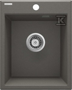 Zlewozmywak granitowy 1-komorowy Eridan, antracyt metalik   &nbsp;ZQE_T104