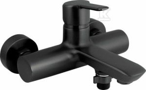 Bateria wannowa ścienna Arnika, nero   &nbsp;BQA_N10N w