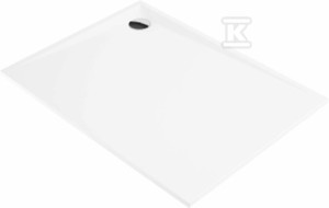 Brodzik akrylowy prostokątny 100x80 cm Kerria Plus, biały