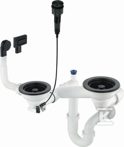 Syfon do zlewozmywaka granitowego 1.5- i 2-komorowego - Space-Saver Space-Saver,