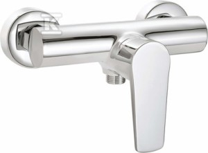 Bateria prysznicowa ścienna Tubo, chrom   &nbsp;BUT_040M w