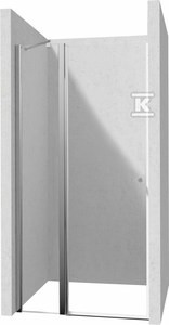 Drzwi prysznicowe 120 cm - uchylne Kerria Plus, chrom o