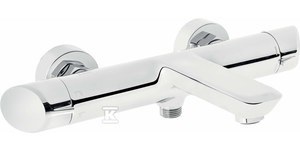 Bateria wannowa ścienna Arnika, chrom   &nbsp;BQA_010M w