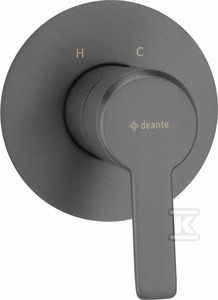Bateria prysznicowa podtynkowa bez przełącznika natrysku Arnika, titanium