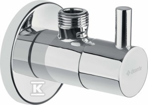 Zawór kątowy z głowicą ceramiczną 1/2" - 3/8" - okrągły,