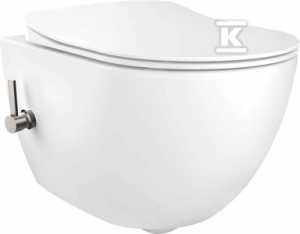 Miska WC z funkcją bidetu Peonia - z baterią mieszaczową,