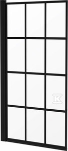 Parawan nawannowy 80x140 cm Jasmin, nero   &nbsp;KTJ_N72P