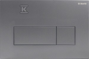 Przycisk spłukujący do stelaży podtynkowych - slim, titanium