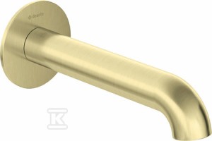 Wylewka wannowa Silia, złoto szczotkowane   &nbsp;NQS_R81K w