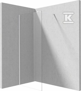 Ścianka prysznicowa walk-in Prizma, bianco   &nbsp;KTJ_A39P w