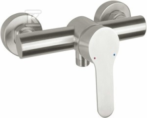 Bateria prysznicowa ścienna Lupo, stal   &nbsp;BLU_F40M w