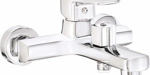 Bateria wannowa ścienna Maro, chrom   &nbsp;BLO_010M w