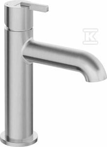 Bateria umywalkowa Silia, stal szczotkowana   &nbsp;BQS_F20M w