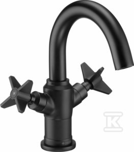 Bateria umywalkowa Temisto, nero   &nbsp;BQT_N20D
