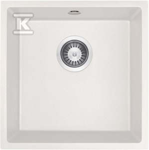 Zlewozmywak granitowy 1-komorowy podwieszany Corda, alabaster   &nbsp;ZQA_A10A