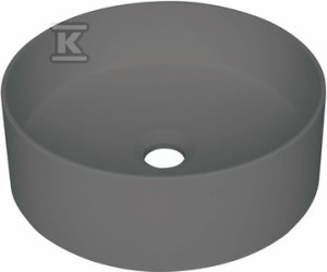Umywalka granitowa nablatowa Silia, antracyt metalik   &nbsp;CQS_TU4S