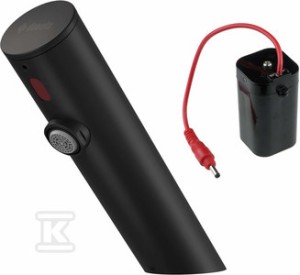 Bateria umywalkowa bezdotykowa bez regulacji temperatury - 4xAA Sense, nero