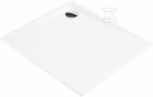 Brodzik akrylowy prostokątny 80x90 cm Kerria Plus, biały
