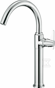 Bateria umywalkowa wysoka Temisto, chrom   &nbsp;BQT_020K w