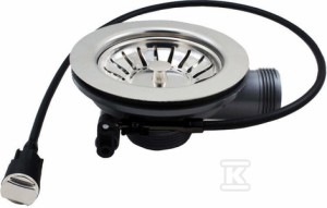 Kielich z sitkiem 3.5" do osprzętu automatycznego zlewozmywaków stalowych, chrom