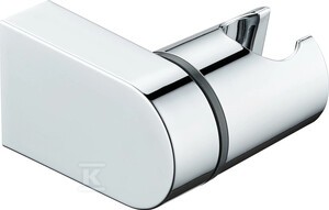 Uchwyt punktowy do słuchawki prysznicowej, ruchomy, chrom