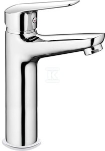 Bateria umywalkowa Boro, chrom, z podwyższonym korpusem